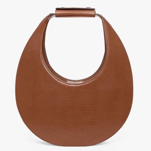 STAUD Handbags - Staud Moon Bag in Saddle Lizard NWT